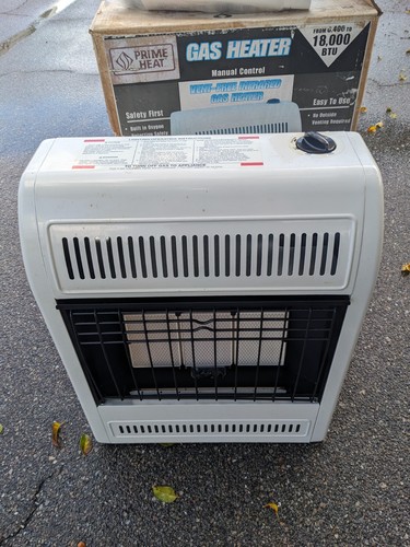 Prime heat 18000 btu - heat, gas