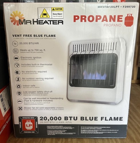 Heater 000 btu blue - mr.,