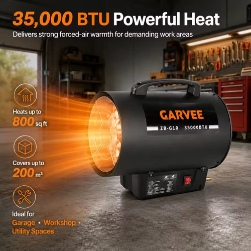000 btu propane forced - 35,000,