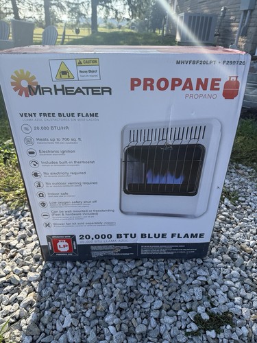 Heater 000 btu blue - mr.,