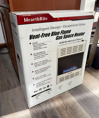 Hearthrite vent free - hearthrite, blue