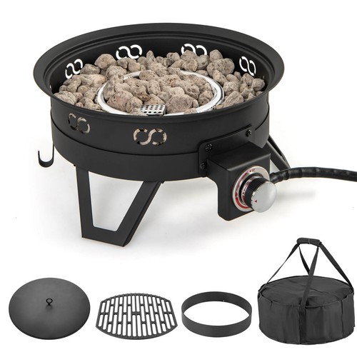Portable gas fire pit - gas,